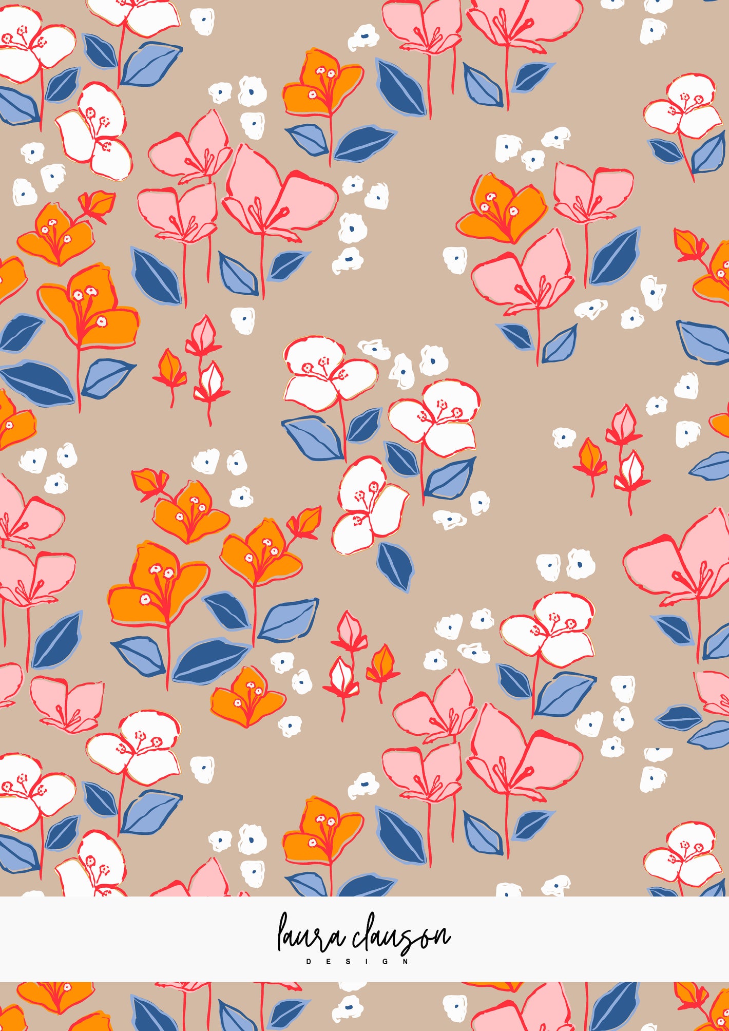 Floral Gatekeeper Collection lauraclausondesign