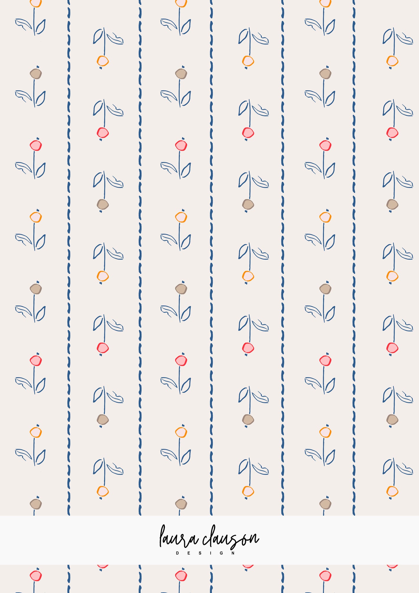 Floral Gatekeeper Collection lauraclausondesign