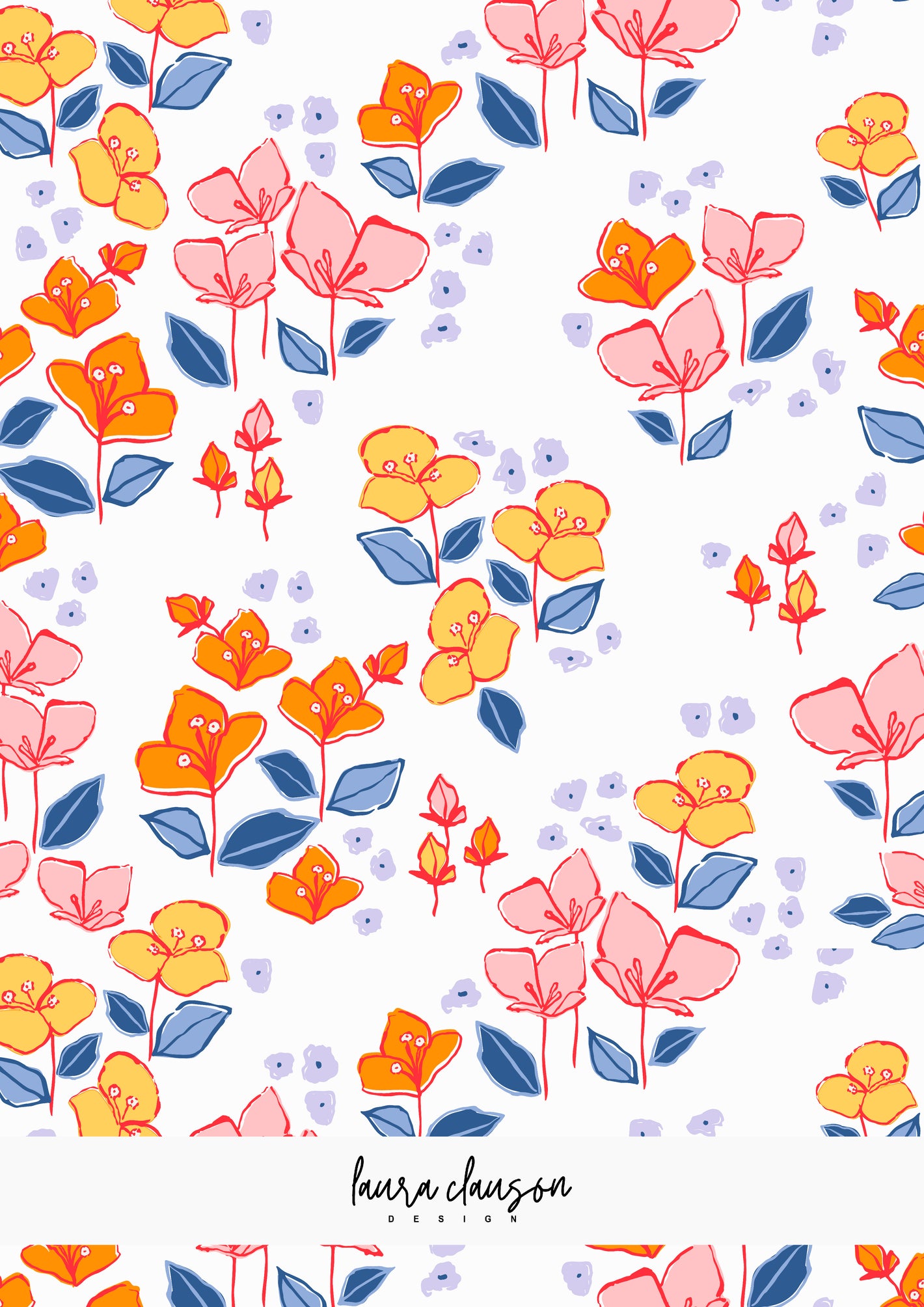 Floral Gatekeeper Collection lauraclausondesign