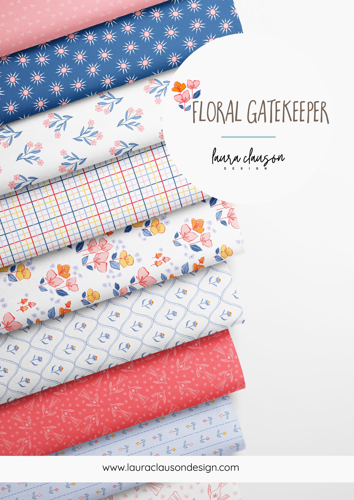 Floral Gatekeeper Laura Clauson Design